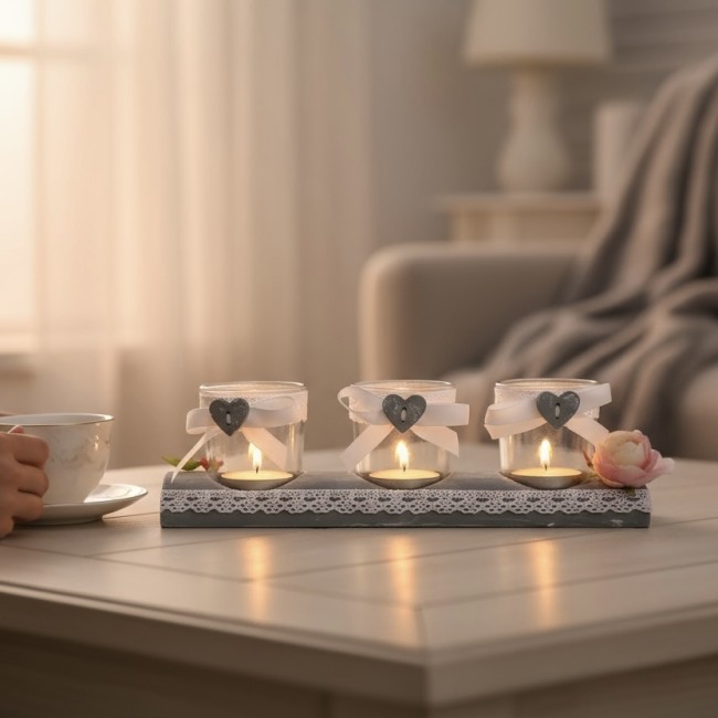 Vue d’ensemble du centre de table