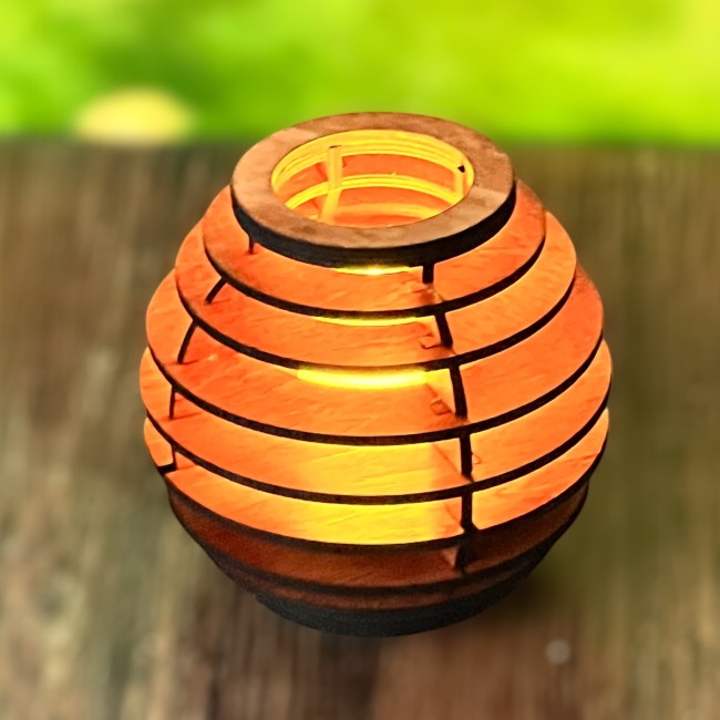 Ambiance cosy avec photophore artisanal en bois Photophore ambiance cosy