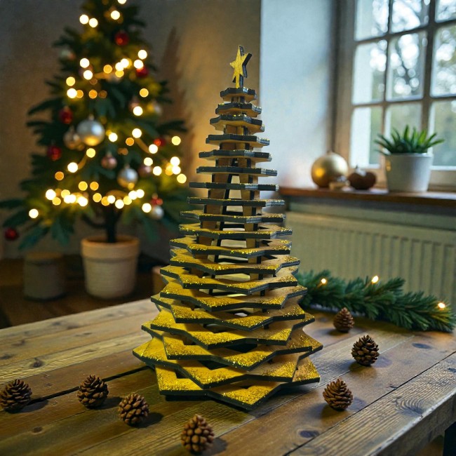 décoration intérieure Noël rustique photophore