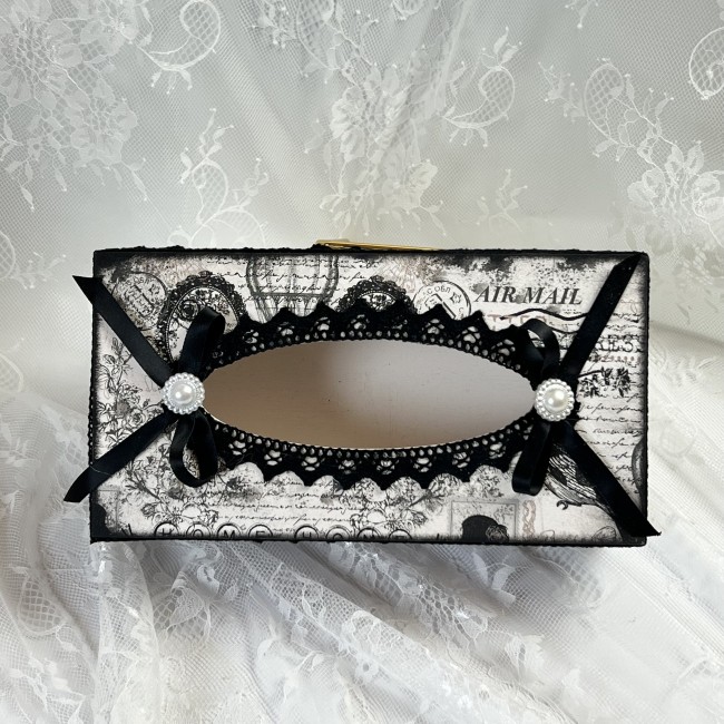 Boîte à mouchoirs romantique – idée cadeau artisanale boîte à mouchoirs en bois shabby chic idée cadeau