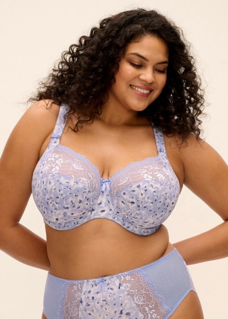 Soutien-gorge bonnet E à R MORGAN BLUE LEOPARD