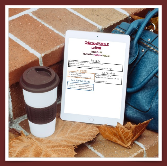 fiche tricot format pdf - beret femme - mode femme