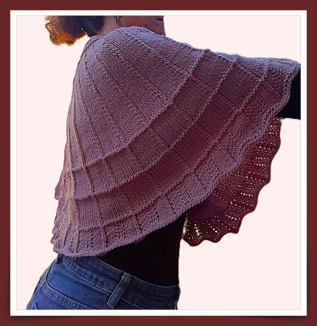 poncho tricoté point cote de cheval laine mérinos - tricot femme - mode printemp