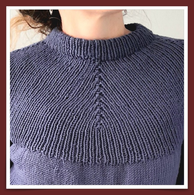Pull côtelé pour femme - laine merino - mode fait main français - drop