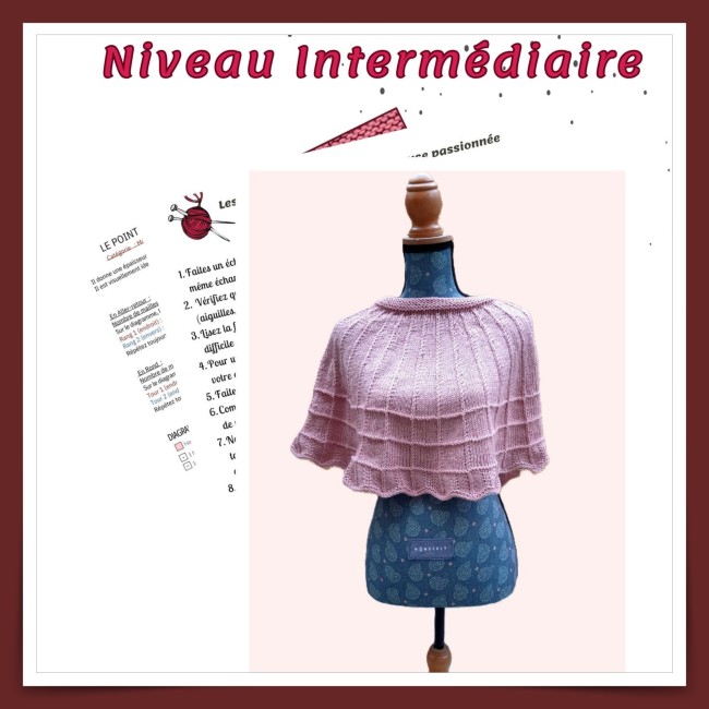 TUTO INTERMEDIAIRE - Collection IDEALE 4 -  Le Poncho Anna -...