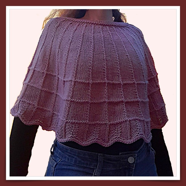 PONCHO Anna - Taille S/M ou L/XL -  48 coloris au choix -Tricot Fait...
