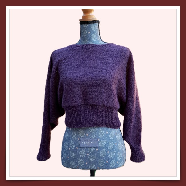 Tuto - Pull chauve-souris - explication tricot - modèle PDF - laine Estelle de bergere de france - mesjoliesmailles