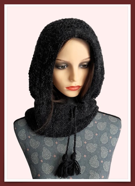 capuche pour femme au tricot - collection siberie