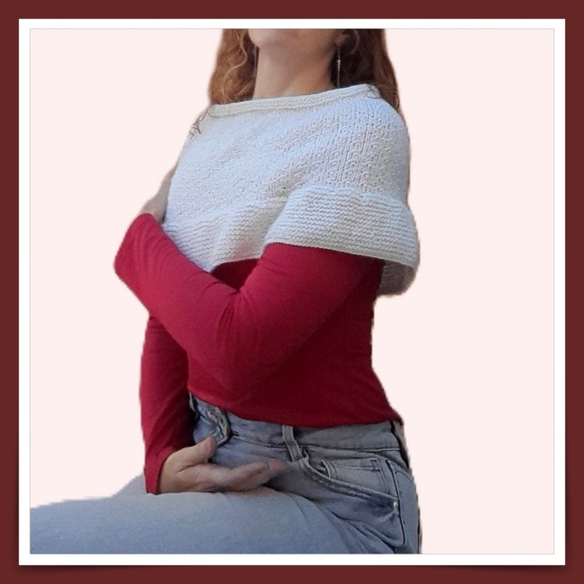 pocho tricoté - mode femme - laine ideale 4 - mode femme - accessoire épaule