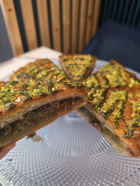 Dubaï chocolat et pistache Galette0260109_105056 Dubaï chocolat et pistache GalettecGalette