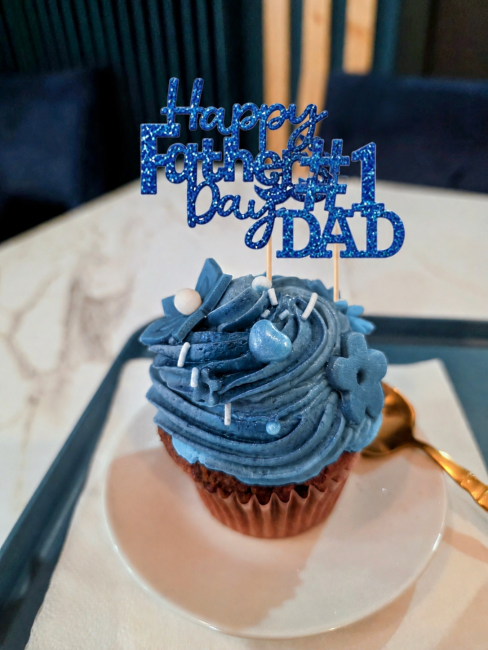 Cupcake fête des pères à Issoire pâtisserie Mylo