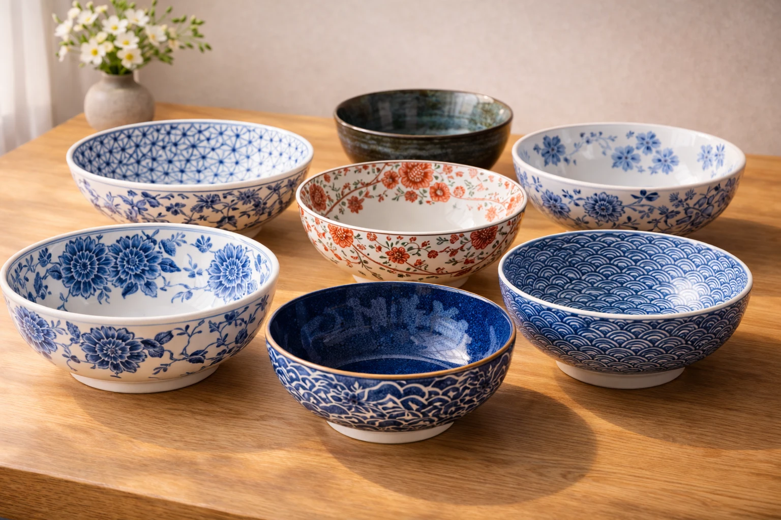 Saladiers japonais élégants et pratiques, Fabriqué au Japon. pour salades, plats et présentations raffinées.