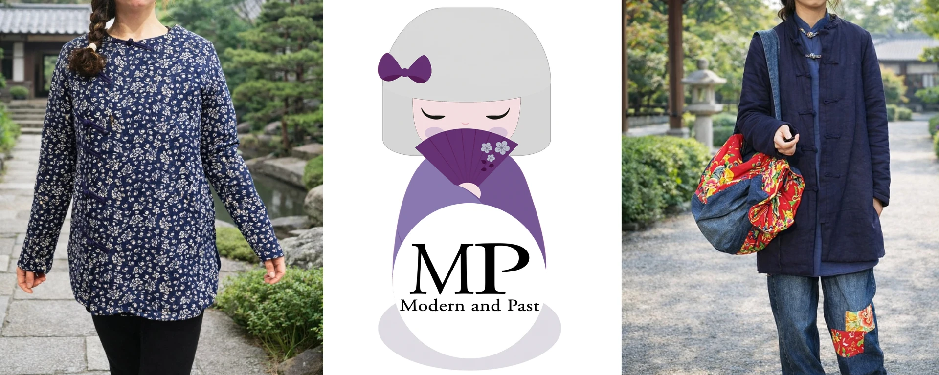 Manteau asiatique en coton ethnique