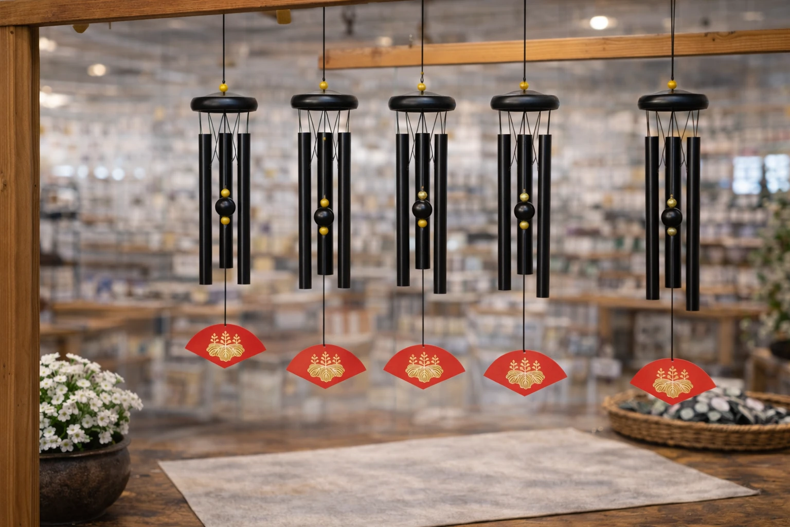 Carillon japonais traditionnel zen décoratif