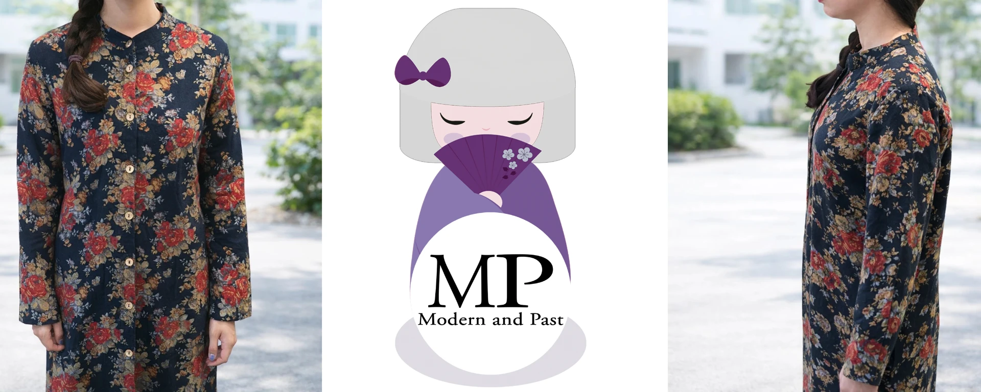 Veste asiatique ethnique en coton