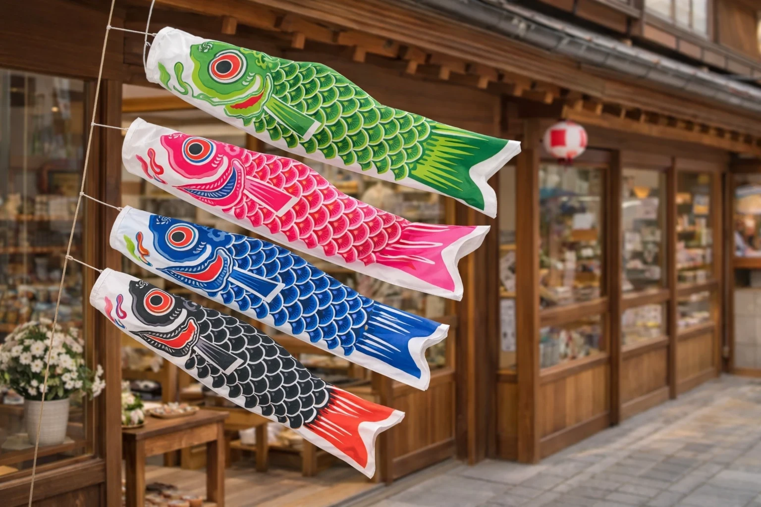 Koinobori grande taille chez Modern and Past