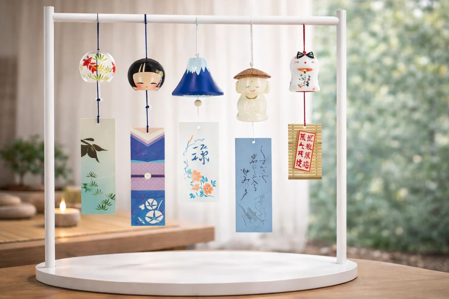 Cloches à Vent Japonaises Porte-bonheur Furin paix et sérénité