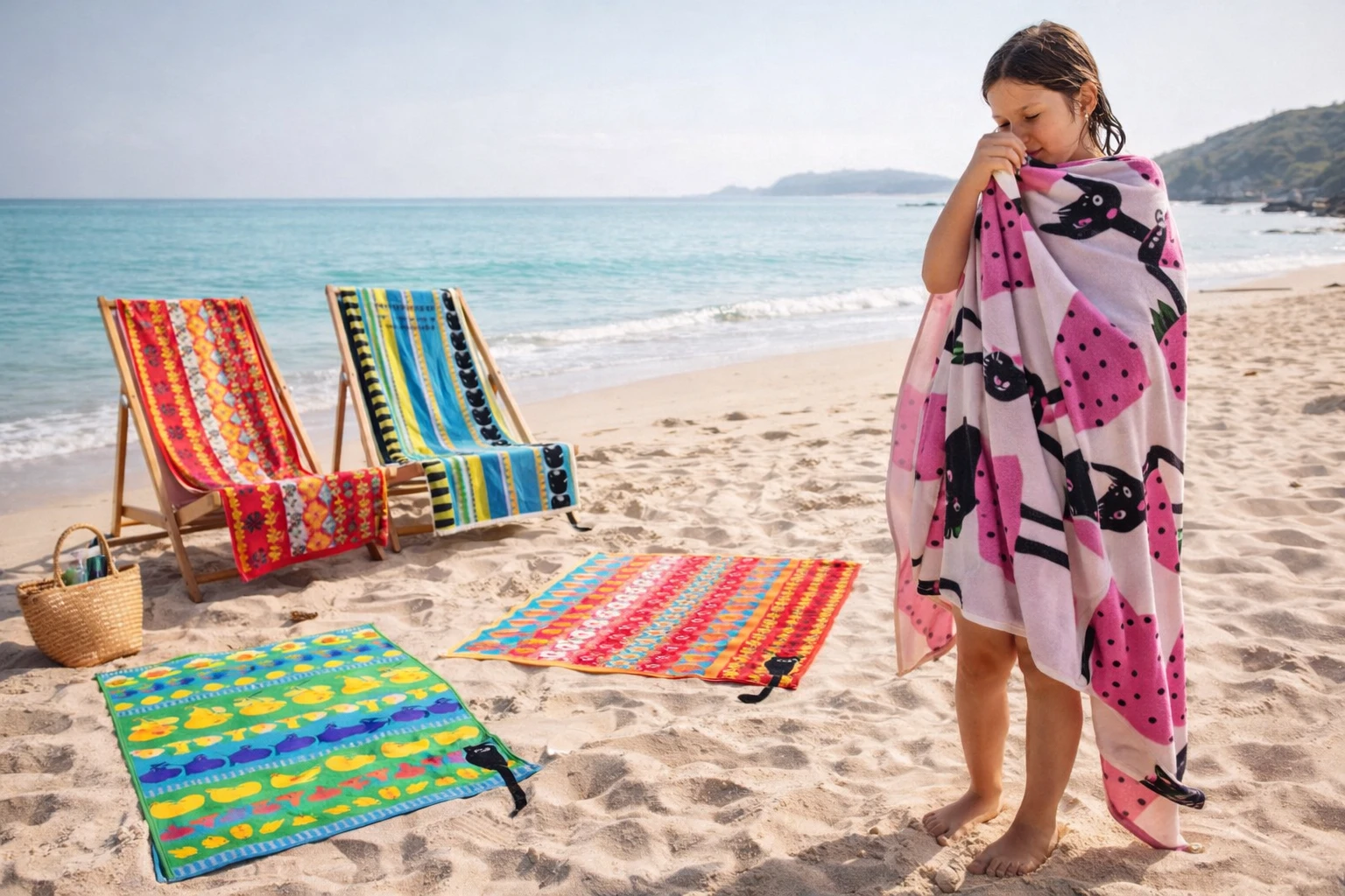 Serviettes de bain  japonaises en coton - Atsuko Matano