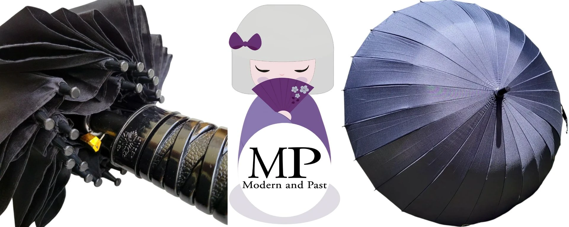 Parapluie japonais katana inspiration traditionnelle