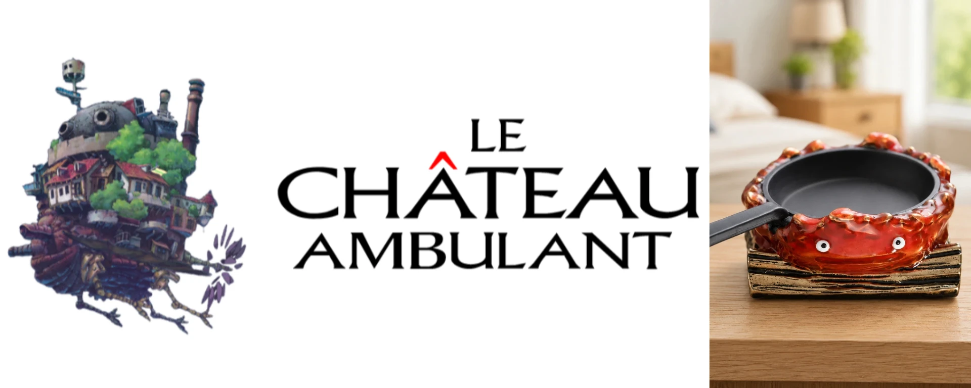 Boîtes à bijoux Le Château Ambulant sous licence officielle Studio Ghibli chez Modern and Past
