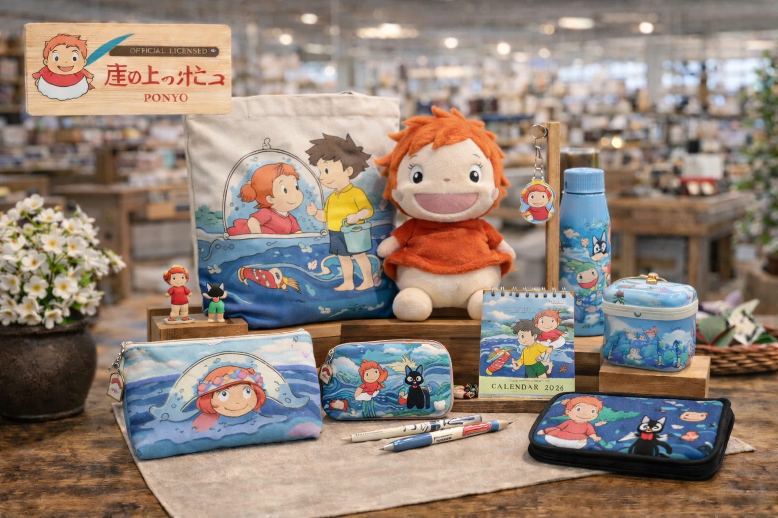 Boutique officielle de Produits dérivés Ponyo sur la falaise