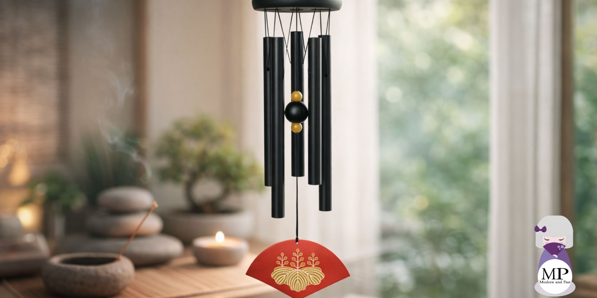 Carillon japonais traditionnel zen décoratif