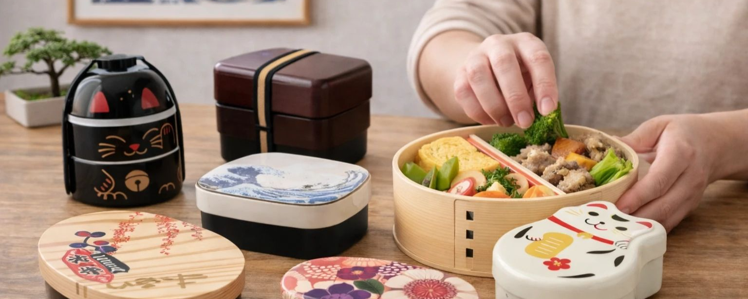 Boîtes à Bento japonaises et lunch box chez Modern and Past
