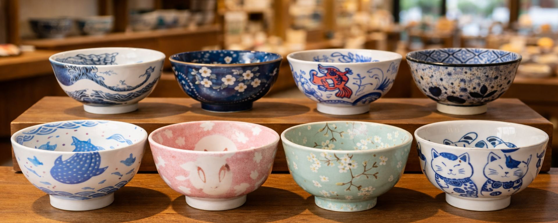 Bol à ramen japonais fait main au Japon – Modern and Past