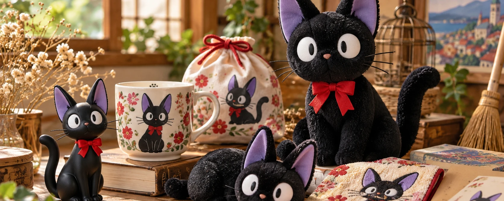 Jiji le chat noir de Kiki la Petite Sorcière - Modern and Past