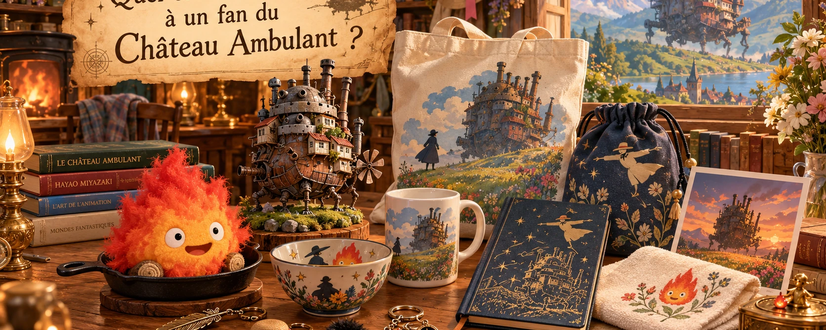 Idées cadeaux Le Château Ambulant Studio Ghibli – Modern and Past