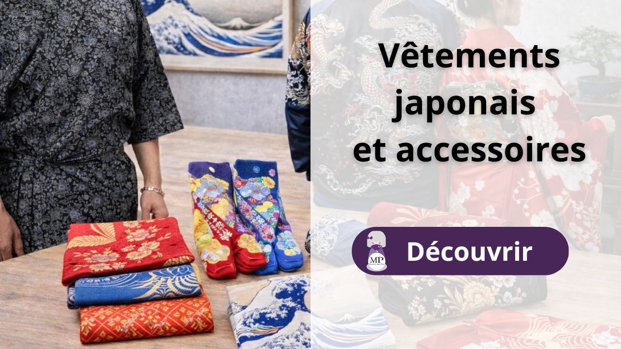 vêtements japonais modernes et traditionnels et accessoires