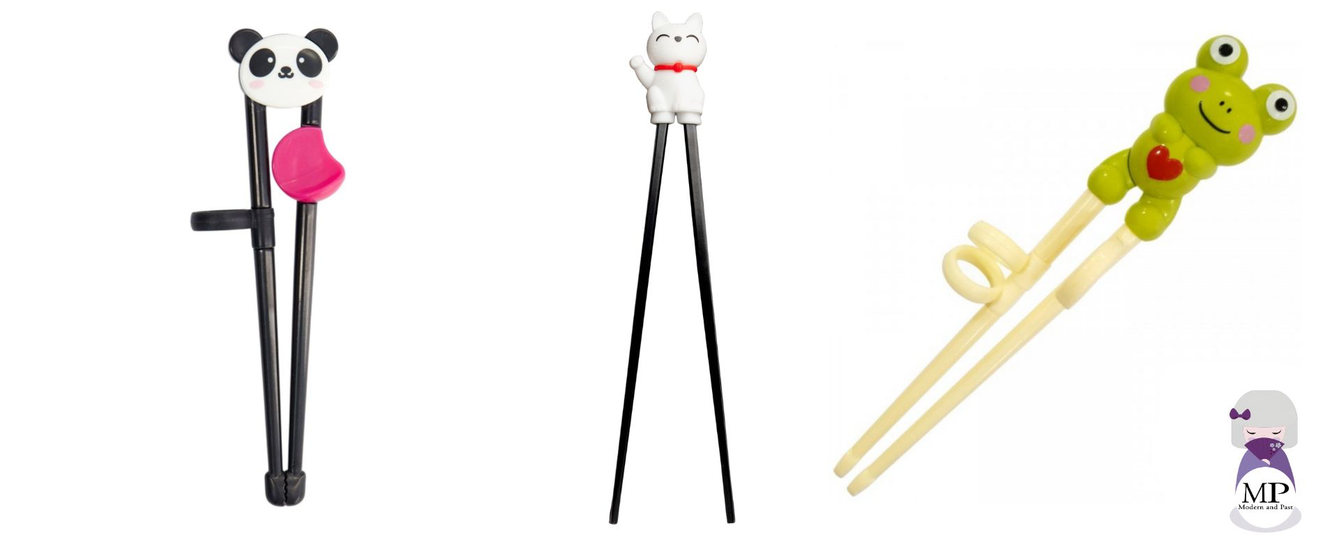 Baguettes avec aide pour enfants motifs kawaii – Modern and Past