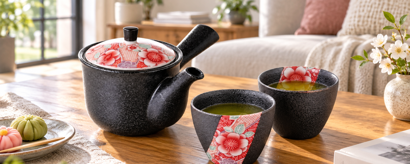 Théière japonaise Kyusu Tokoname - Modern and Past