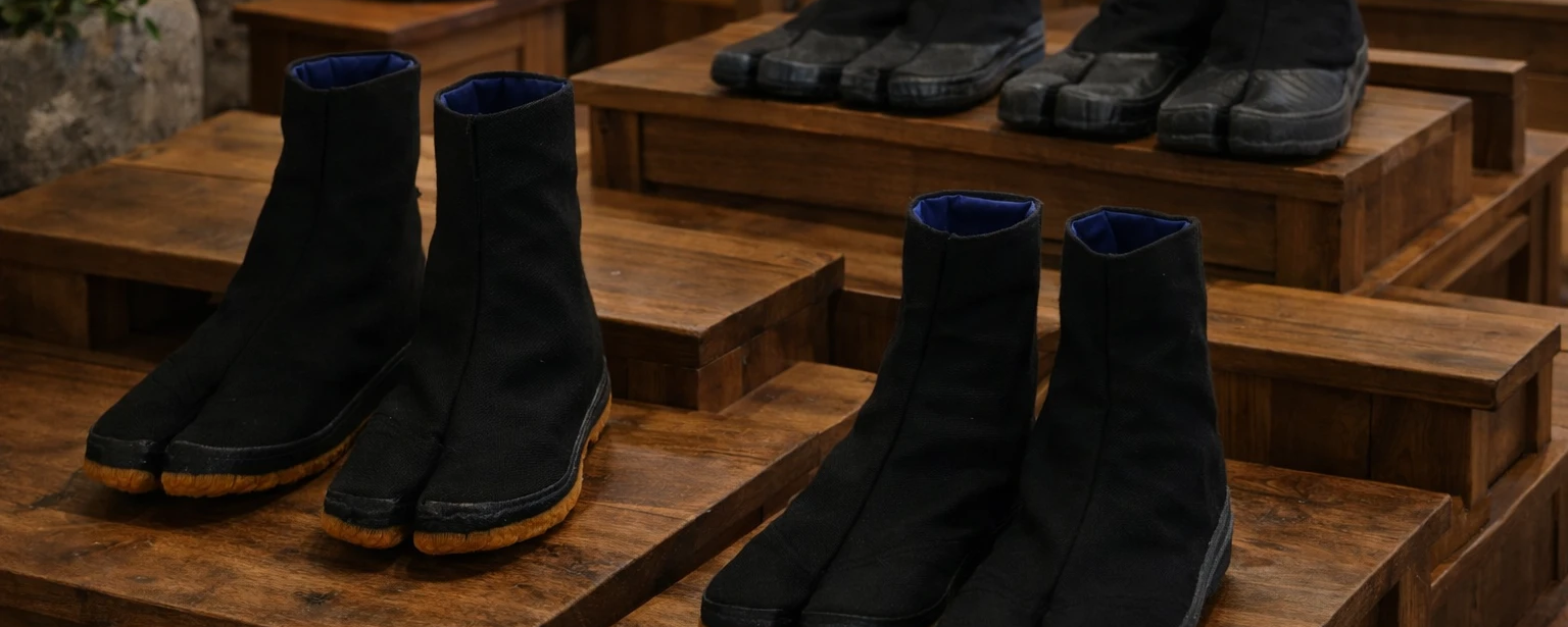 Jikatabi japonaises - chaussures à orteil séparé - Modern and Past