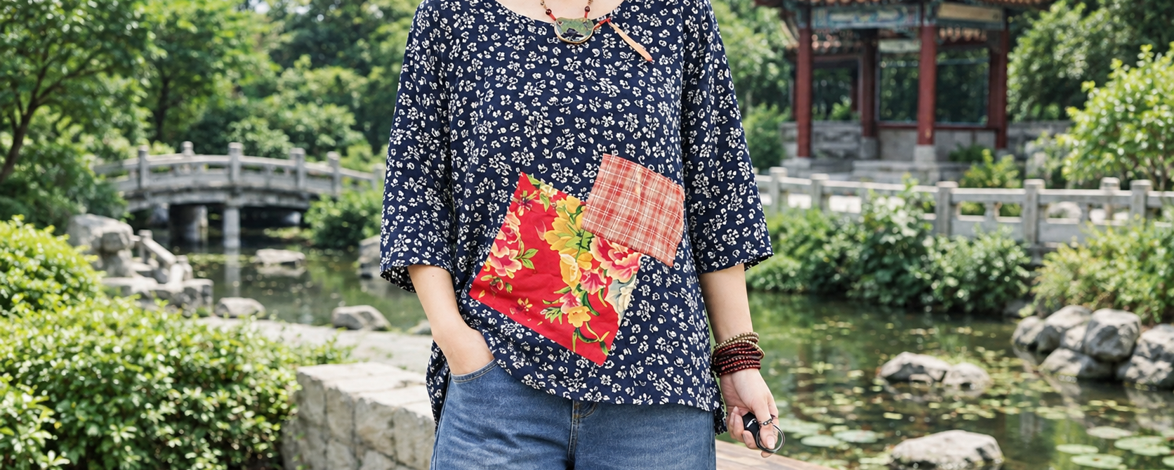 Tenue avec vêtements asiatiques en coton – Modern and Past