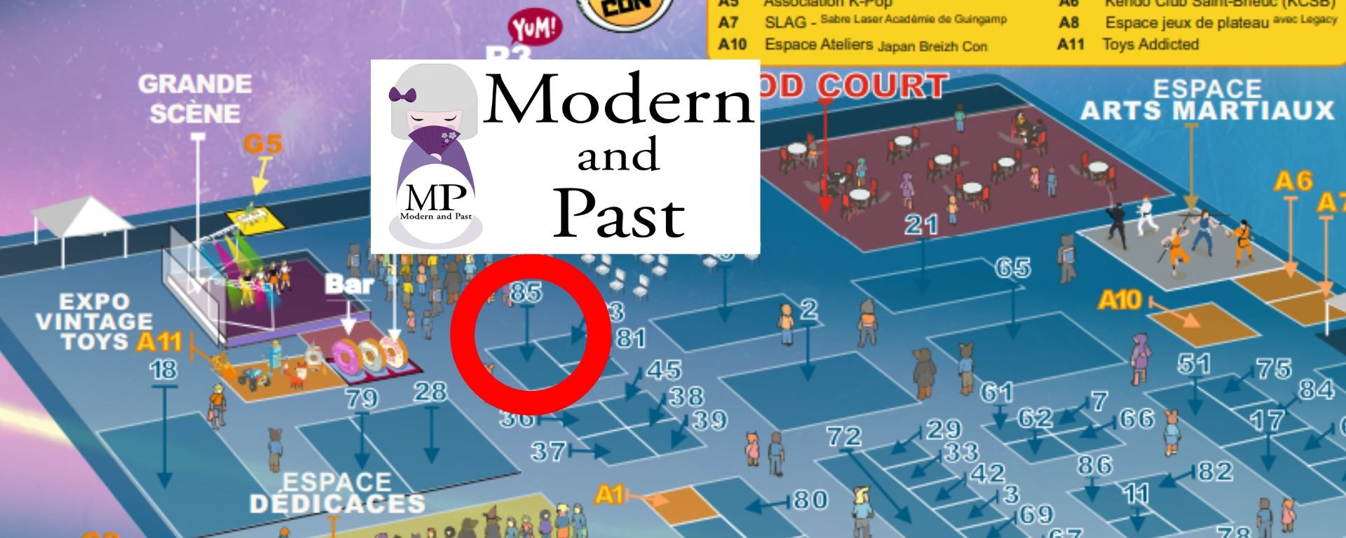 Modern and Past à la Breizh Con 2025 | Stand 85 Saint-Brieuc