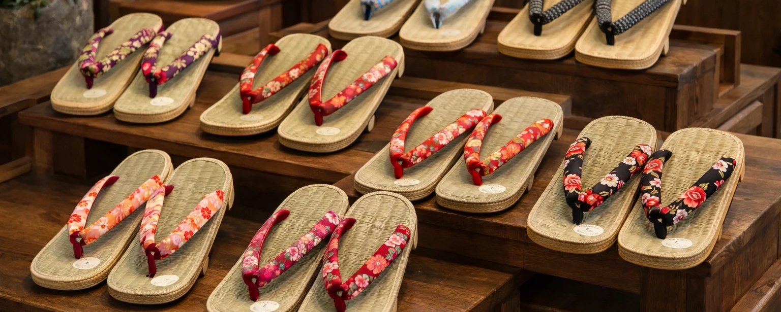Zori japonaises traditionnelles - sandales du Japon - Modern and Past