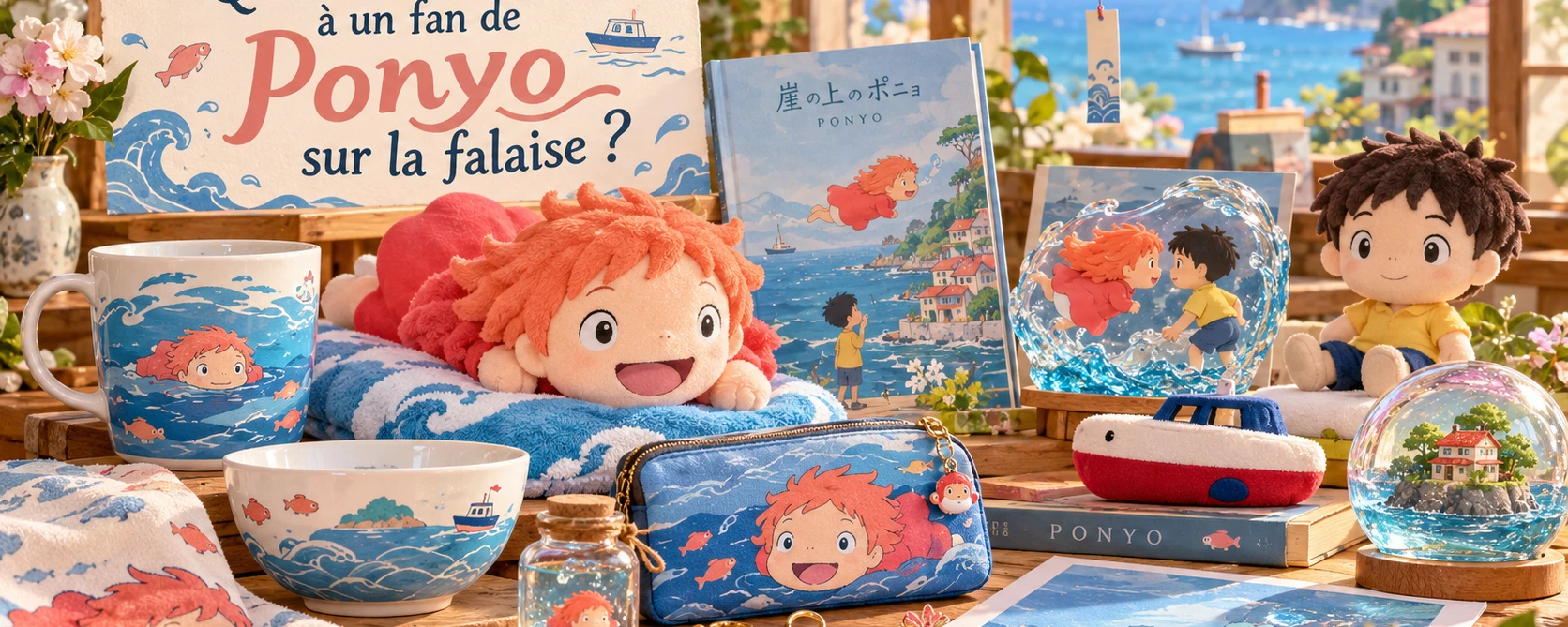 Idées cadeaux Ponyo sur la falaise Studio Ghibli – Modern and Past