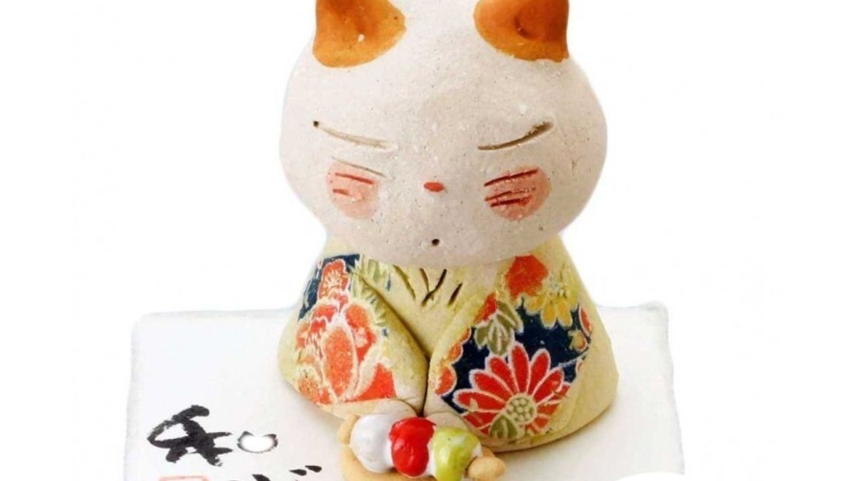 Figurines japonaises porte-bonheurs en porcelaine - Modern and Past 