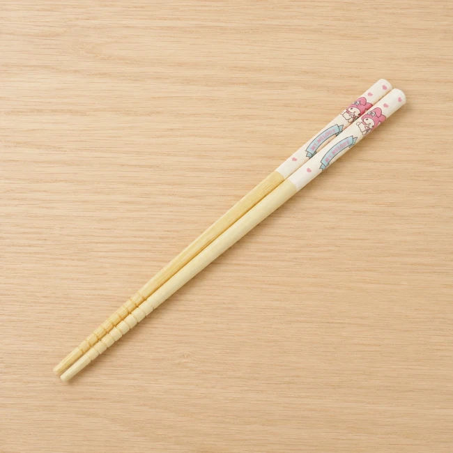 Baguettes My Melody en bambou 21 cm licence officielle Sanrio - Modern and Past