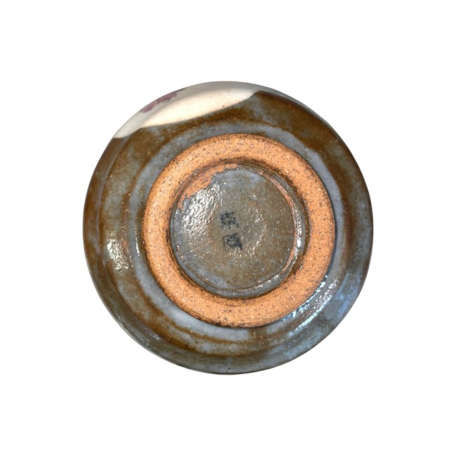 Bol à thé japonais Arita-Hasami en porcelaine décor fleurs