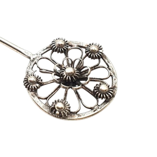 Pic à cheveux japonais en argent – Cercle de vie