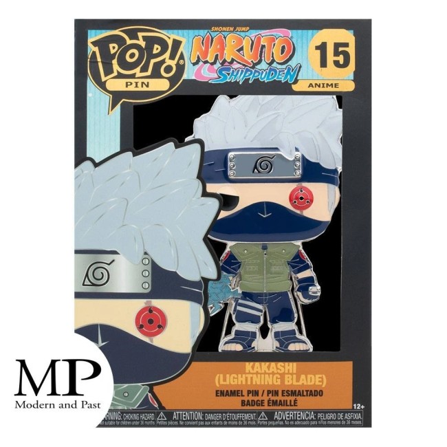 Pin’s émaillé Kakashi Hatake Naruto Shippuden 10 cm officiel