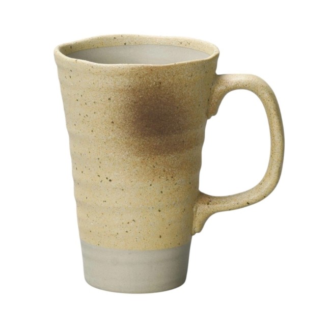 Mug japonais Nami Shiraku en faïence fabriqué à la main au Japon