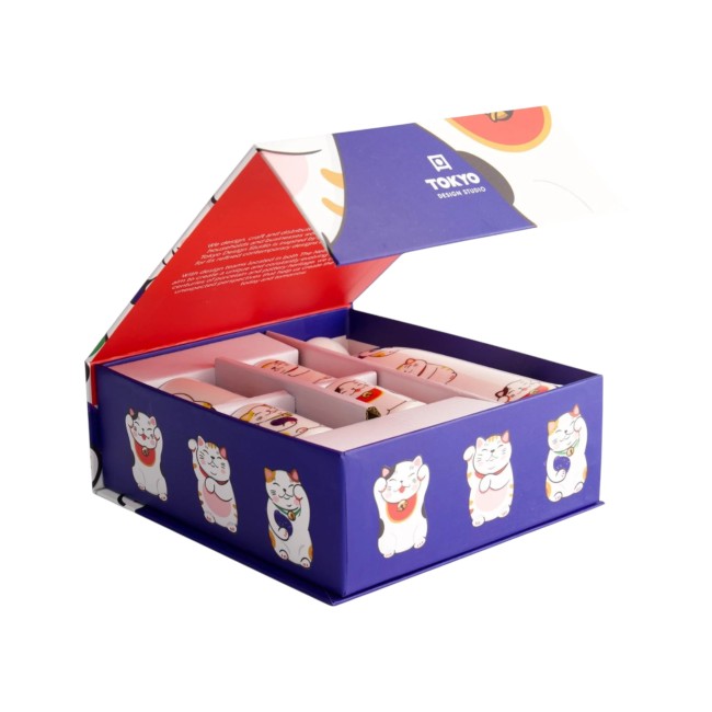 Service à saké japonais Maneki Neko en céramique – Tokyo Design