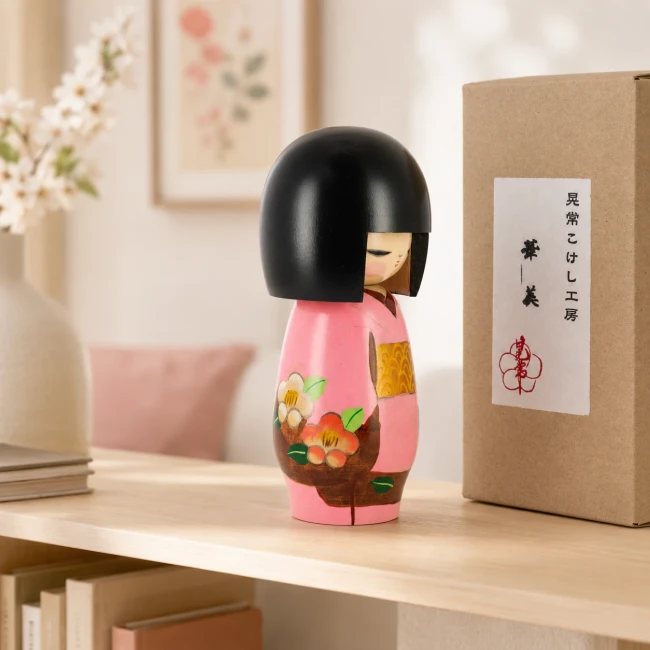 Poupée Kokeshi Kimono Été japonaise 16 cm - Modern and Past