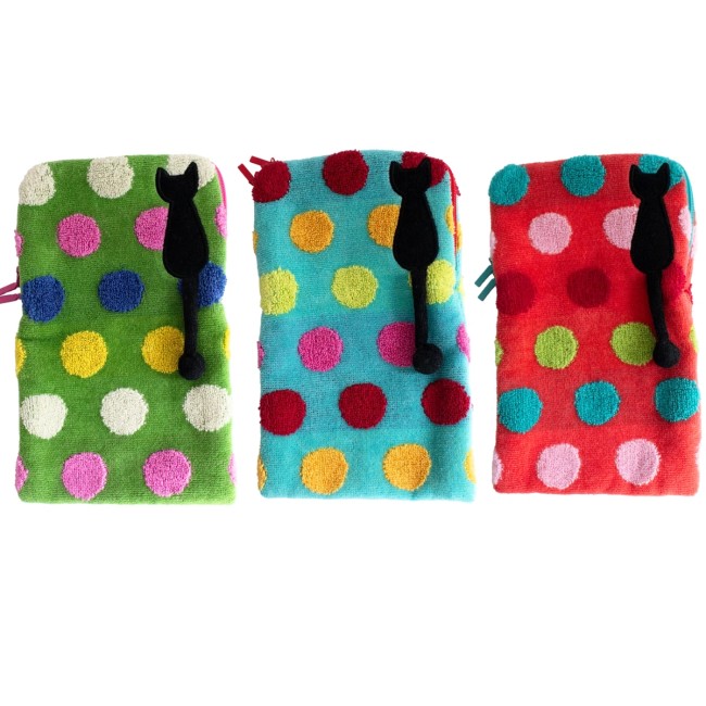 Pochette japonaise en coton – Modèle Drops à pois – Atsuko Matano Pochette japonaise en coton à pois Drops Atsuko Matano