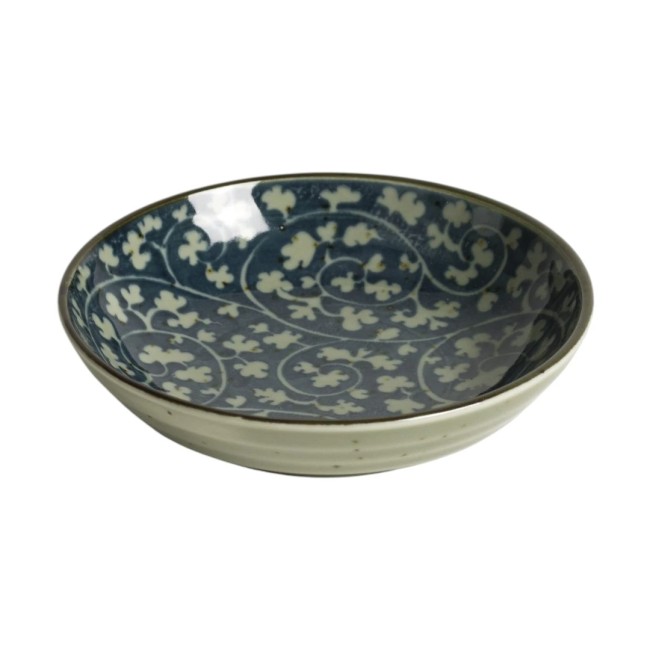 Coupelle japonaise en porcelaine motif Yokoi Fleurs
