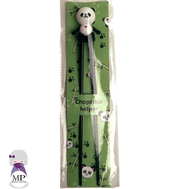 Baguettes pour enfants avec aide motif panda kawaii – 24 cm