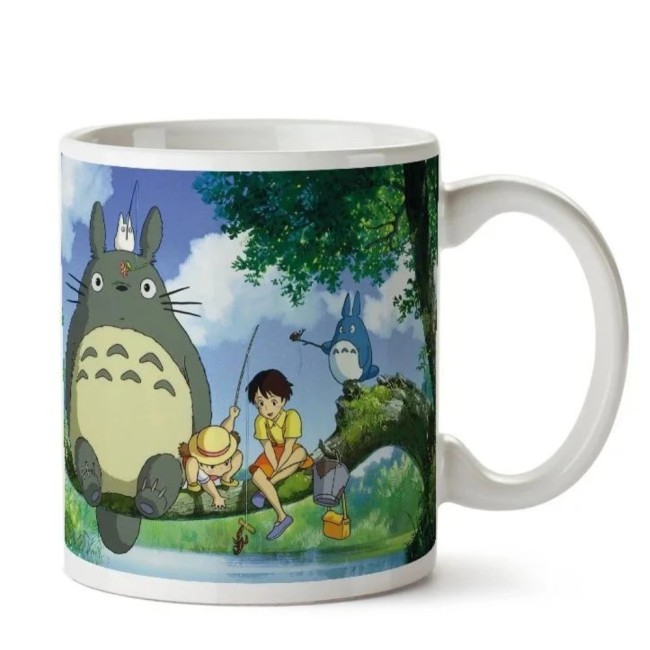 mug Totoro à la pêche mon voisin Totoro Studio Ghibli